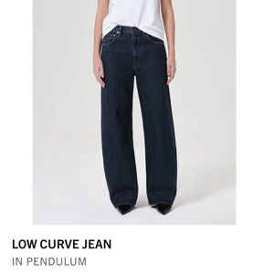 Agolde Low Curve Jean in Pendulum